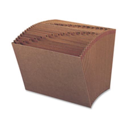 Pen2Paper Daily Expanding File- 1-31- Letter- 12in.x10in.- Brown PE3207092